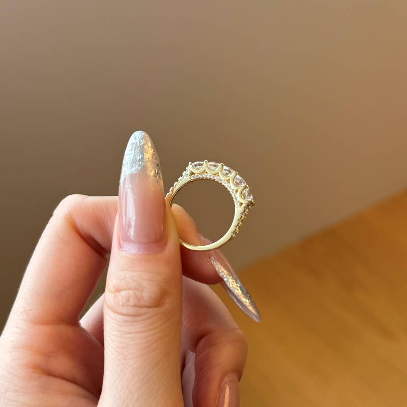 14K Gold Plated Cubic Zirconia Ring