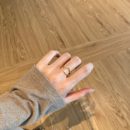 925 Sterling Silver 14K Cubic Zirconia Ring