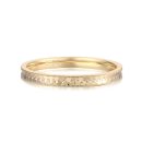 925 Sterling Silver 14K Cubic Zirconia Ring