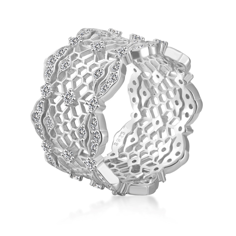 925 Sterling Silver Cubic Zirconia Ring
