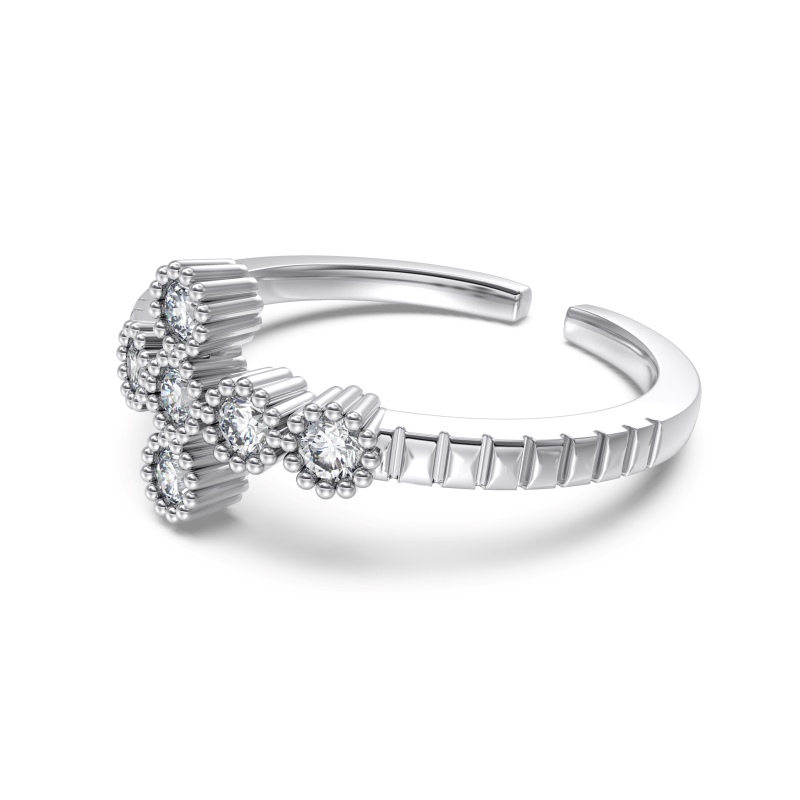 925 Sterling Silver Cubic Zirconia Ring