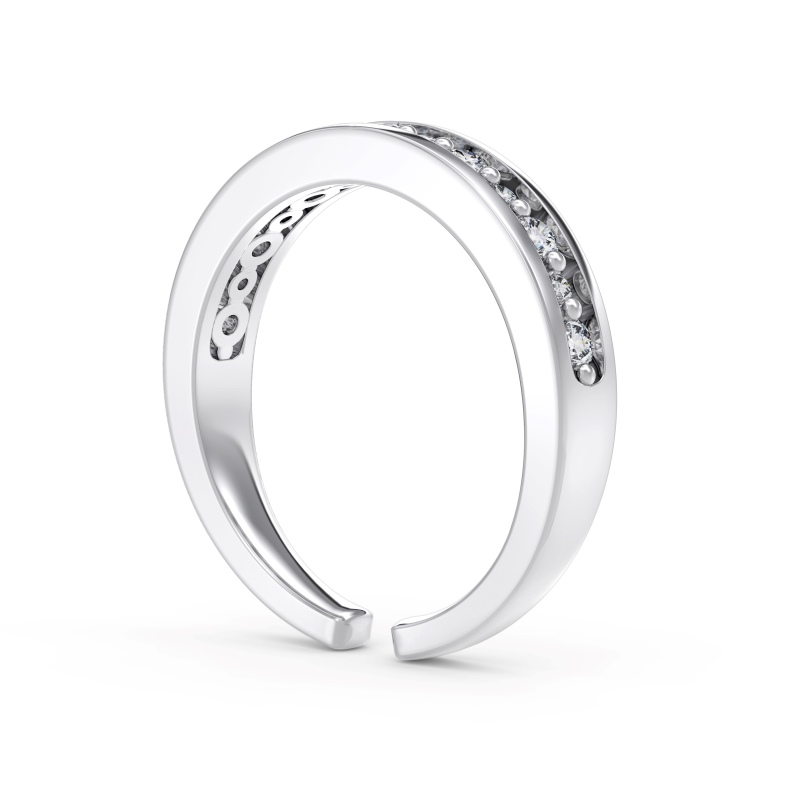 925 Sterling Silver Classic Adjustable Open Ring