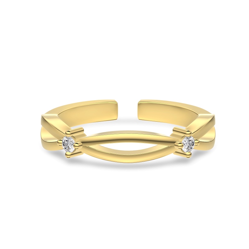 925 Sterling Silver Cubic Zirconia Ring