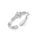 925 Sterling Silver Cubic Zirconia Ring