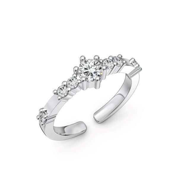 925 Sterling Silver Cubic Zirconia Ring