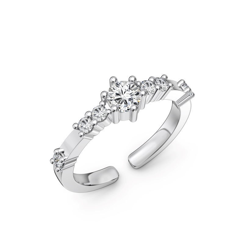 925 Sterling Silver Cubic Zirconia Ring