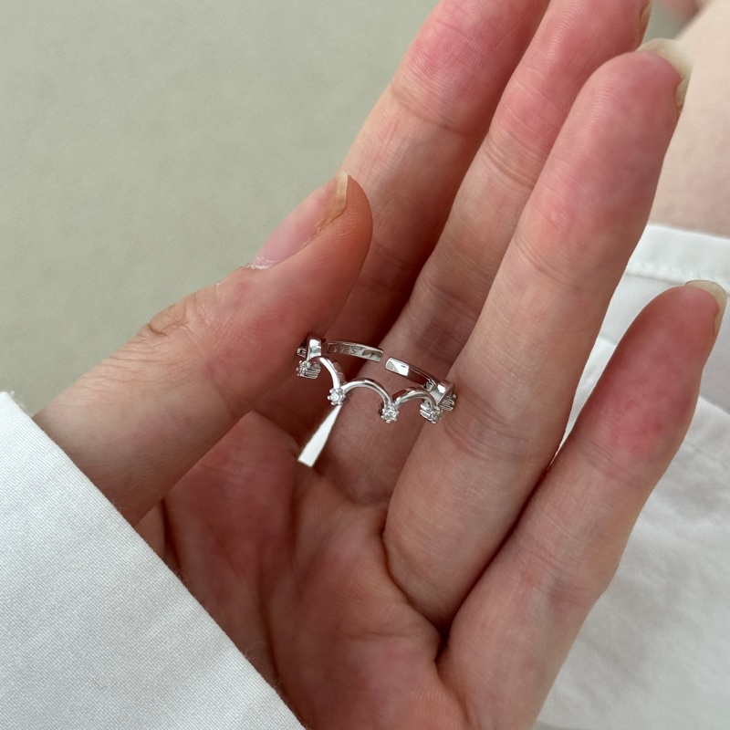 925 Sterling Silver Cubic Zirconia Ring