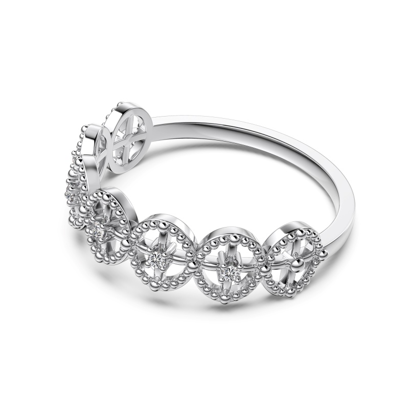925 Sterling Silver Cubic Zirconia Ring - Image 3