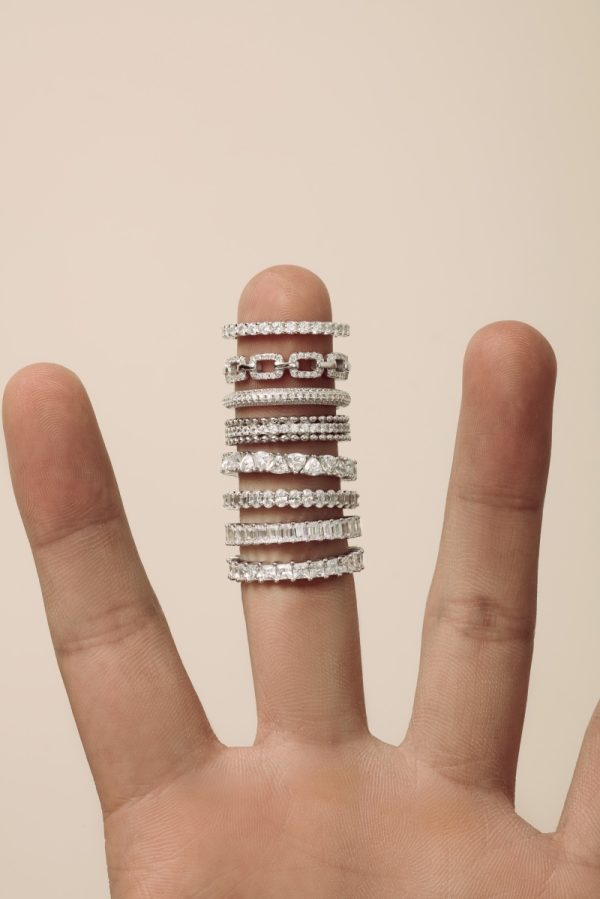 925 Sterling Silver Cubic Zirconia Ring
