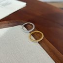 925 Sterling Silver 18K Gold Plated Cubic Zirconia Ring