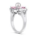 925 Sterling Silver Cubic Zirconia Heart Ring