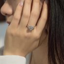 925 Sterling Silver Cubic Zirconia Heart Ring