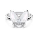 Sterling Silver 925 Ring Small - US Size 8 (18.2 mm)