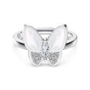 925 Sterling Silver Cubic Zirconia Marquise Cut Ring