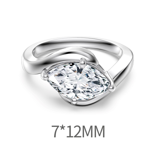 Sterling Silver 925 Ring Small - US Size 9 (19.0 mm)
