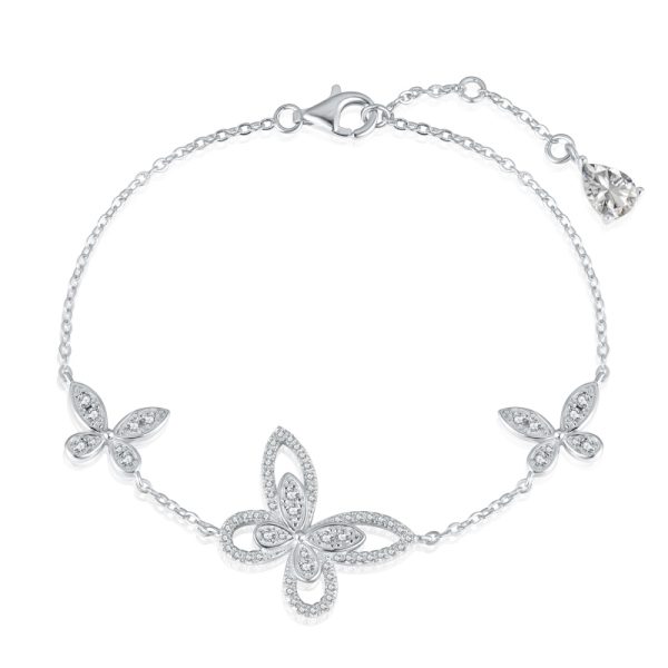 925 Sterling Silver Cubic Zirconia Bracelet