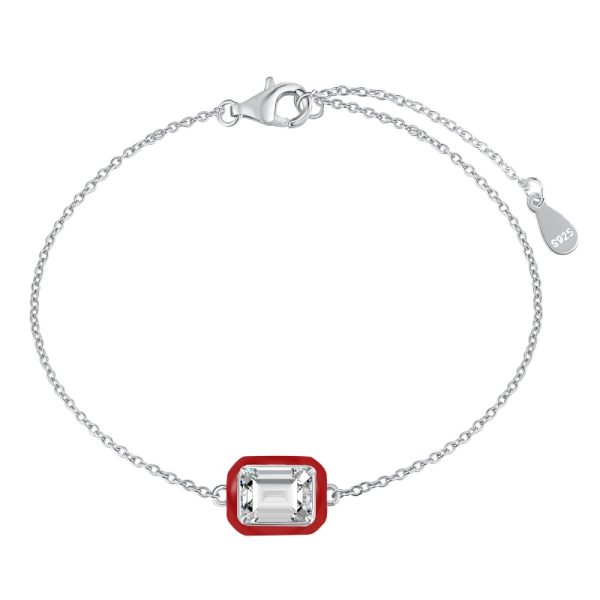 925 Sterling Silver Cubic Zirconia Bracelet