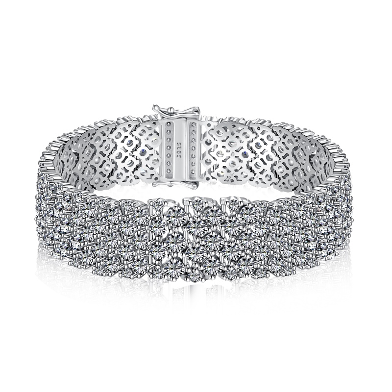 925 Sterling Silver Cubic Zirconia Bracelet