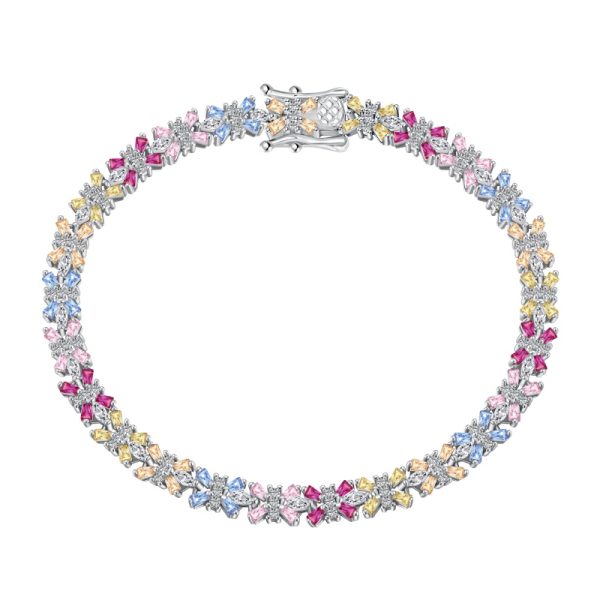 925 Sterling Silver Cubic Zirconia Bracelet