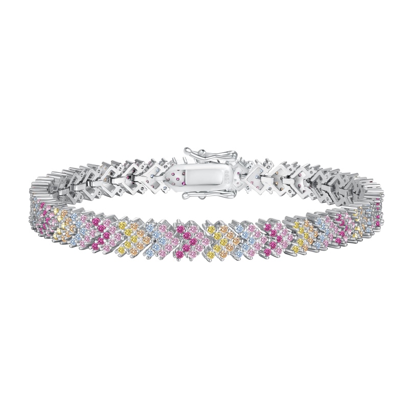 925 Sterling Silver Cubic Zirconia Bracelet