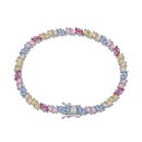 925 Sterling Silver Cubic Zirconia Bracelet