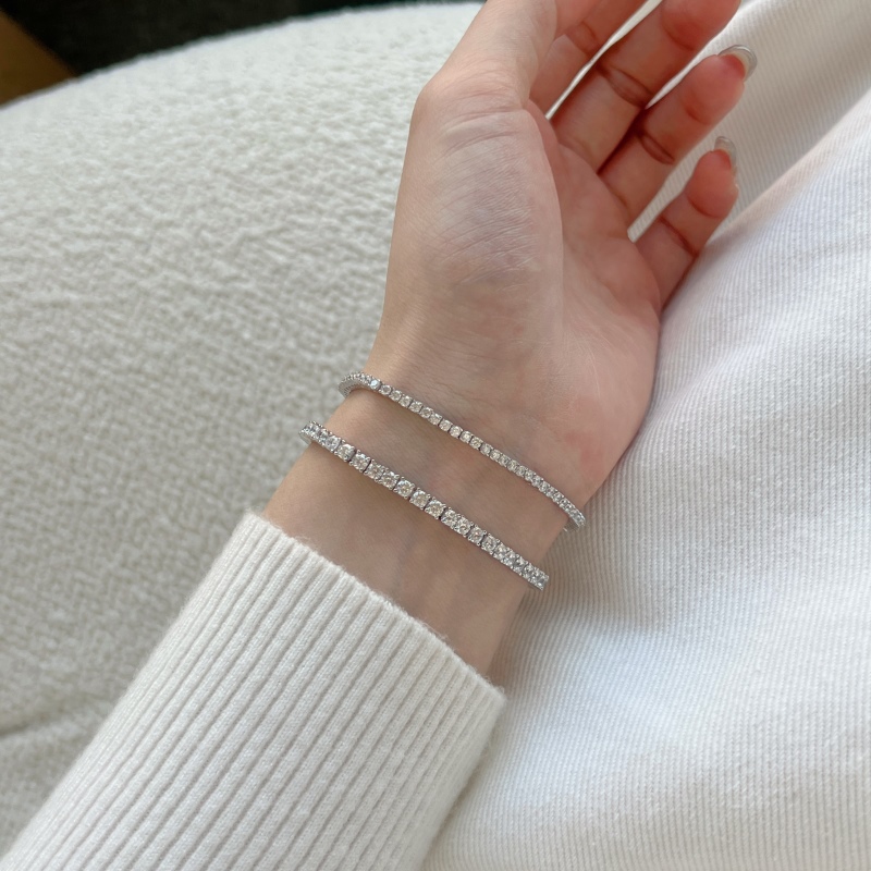 925 Sterling Silver Cubic Zirconia Bracelet