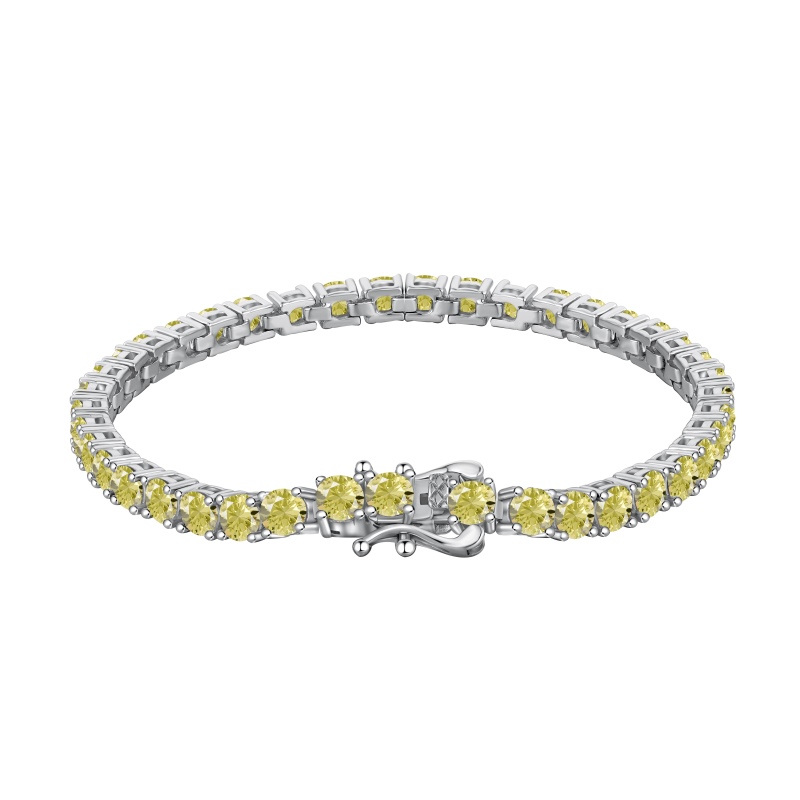 925 Sterling Silver Cubic Zirconia Bracelet