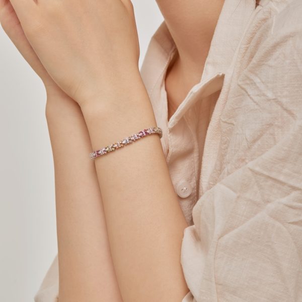 925 Sterling Silver Cubic Zirconia Bracelet