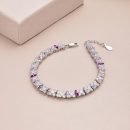 925 Sterling Silver Cubic Zirconia Bracelet