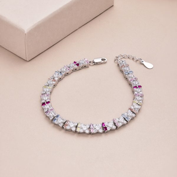 925 Sterling Silver Cubic Zirconia Bracelet