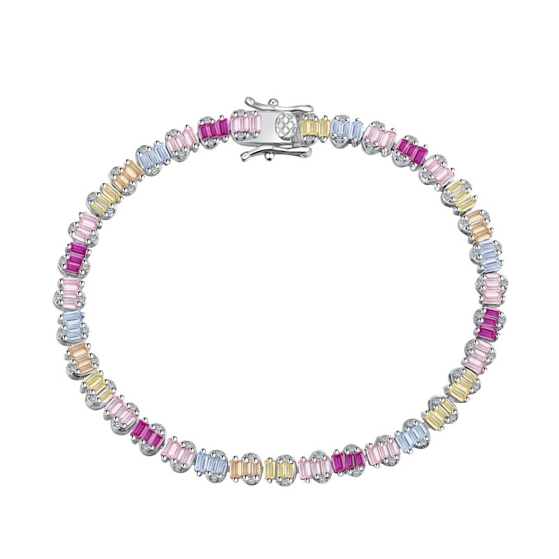 925 Sterling Silver Cubic Zirconia Bracelet