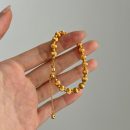 925 Sterling Silver 18K Gold Plated Cubic Zirconia Bracelet