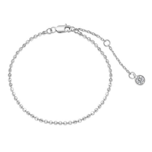 925 Sterling Silver Gold Plated Cubic Zirconia Bracelet