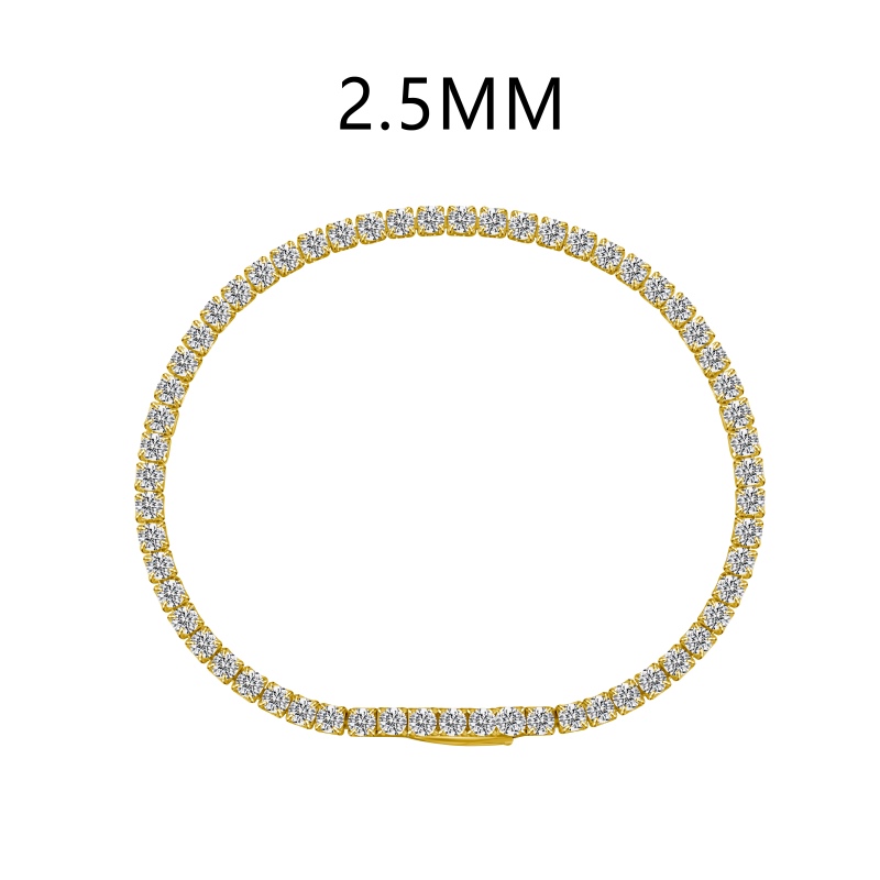 925 Sterling Silver Cubic Zirconia Bracelet