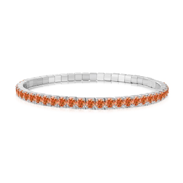 925 Sterling Silver Cubic Zirconia Bracelet - Image 4
