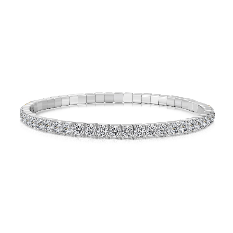 925 Sterling Silver Cubic Zirconia Bracelet