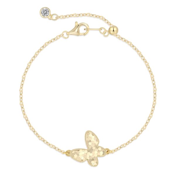 925 Sterling Silver 14K Plated Bracelet