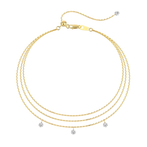 925 Sterling Silver 18K Gold Plated Bracelet - Image 4