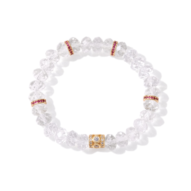 925 Sterling Silver 18K Gold Plated Bracelet