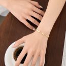 925 Sterling Silver 14K Plated Bracelet