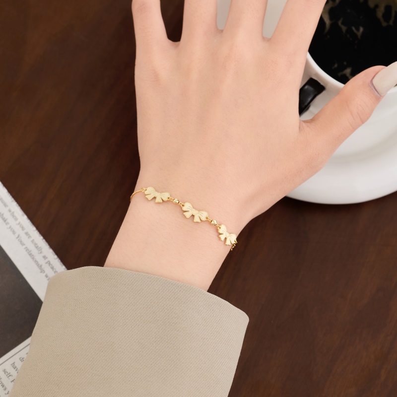 925 Sterling Silver 14K Plated Bracelet - Image 2