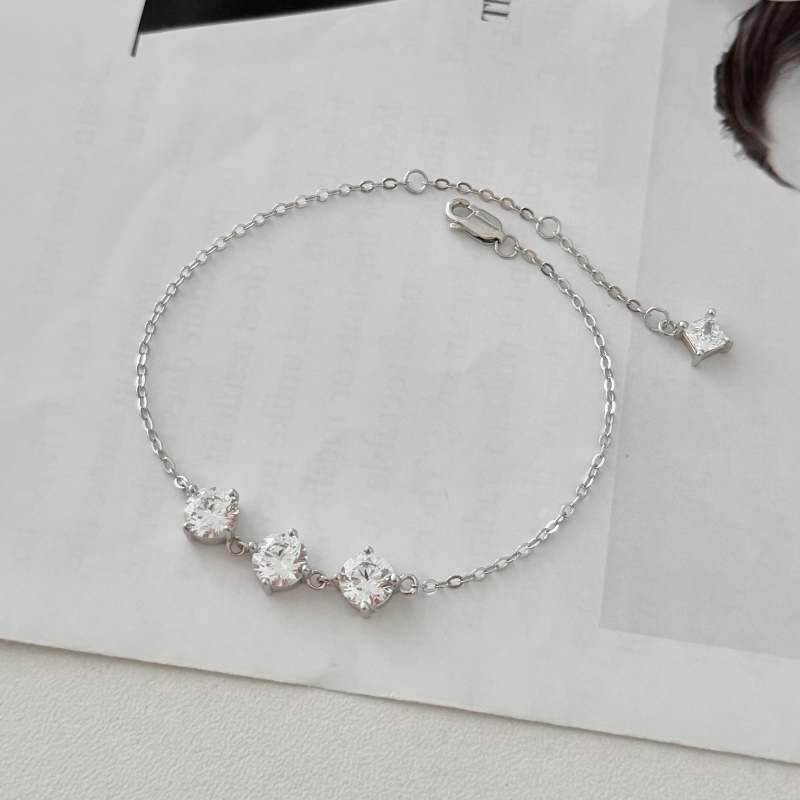925 Sterling Silver Cubic Zirconia Bracelet