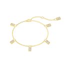 925 Sterling Silver 18K Gold Plated Cubic Zirconia Bracelet