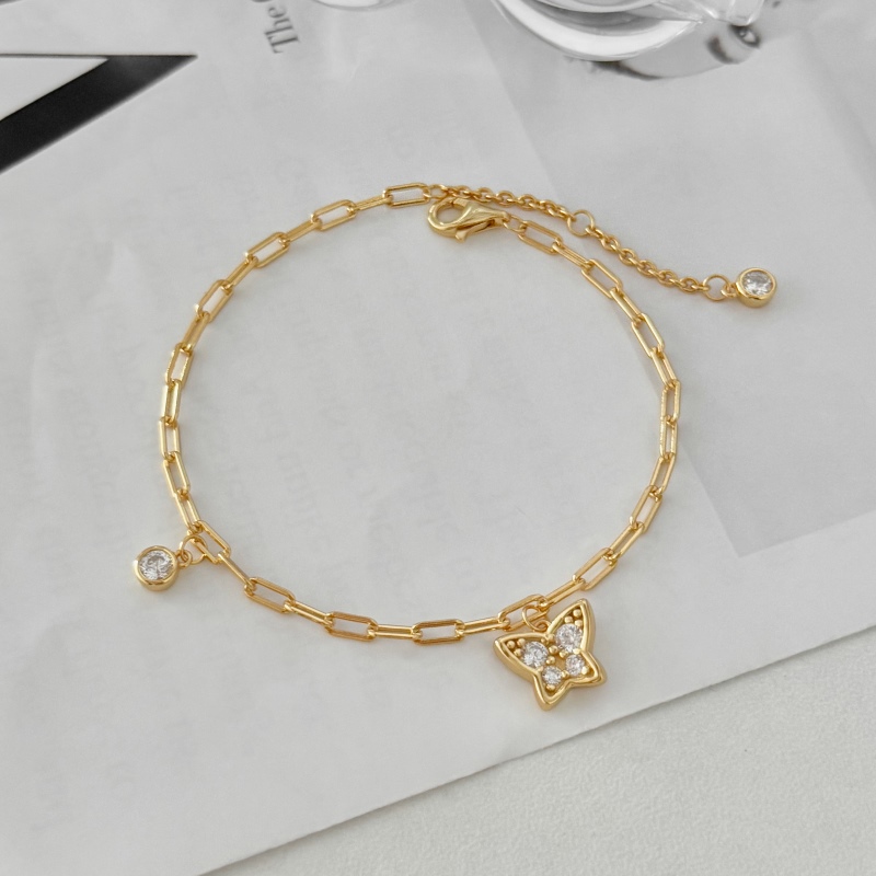 925 Sterling Silver 18K Gold Plated Cubic Zirconia Necklace