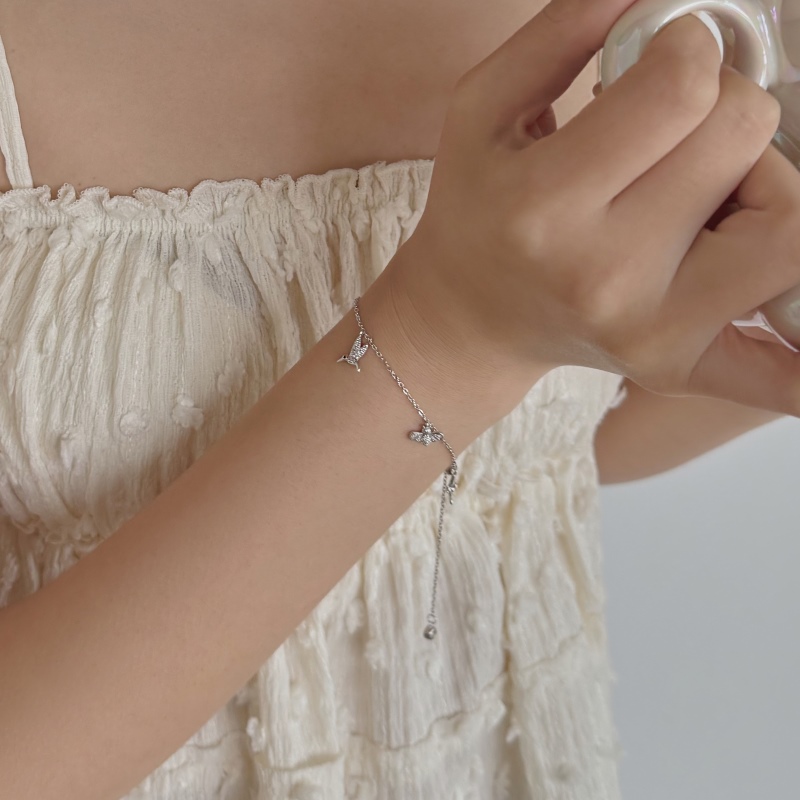925 Sterling Silver Cubic Zirconia Bracelet - Image 2