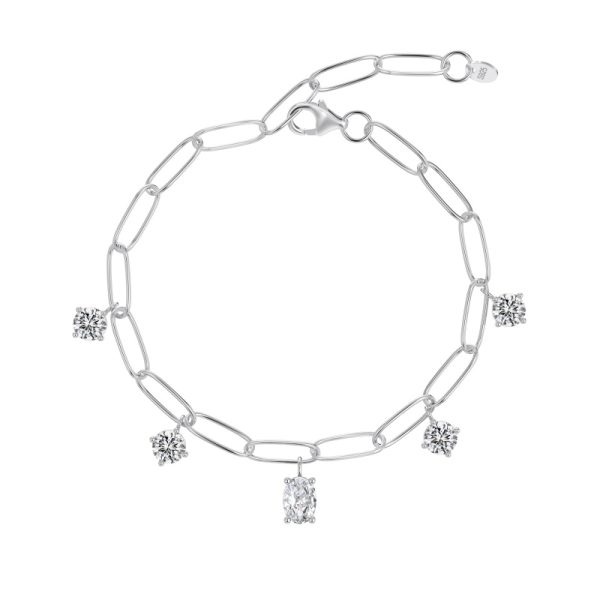925 Sterling Silver Cubic Zirconia Bracelet