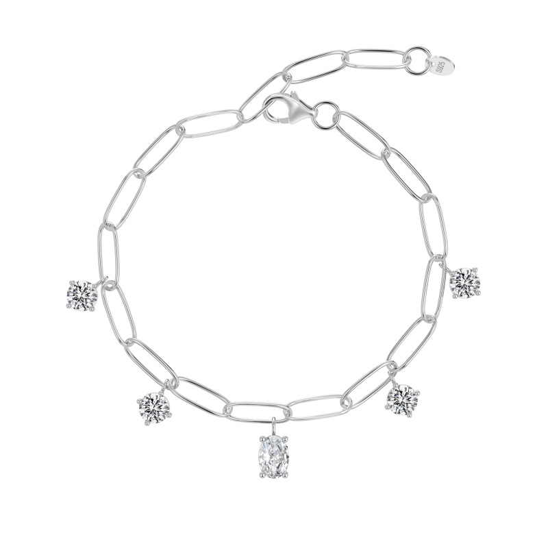 925 Sterling Silver Cubic Zirconia Bracelet