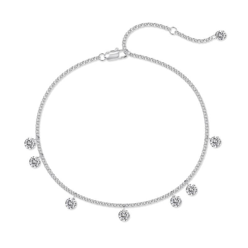 925 Sterling Silver Cubic Zirconia Bracelet