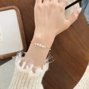 925 Sterling Silver 18K Gold Plated Cubic Zirconia Bracelet
