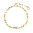 925 Sterling Silver 18K Gold Plated Bracelet